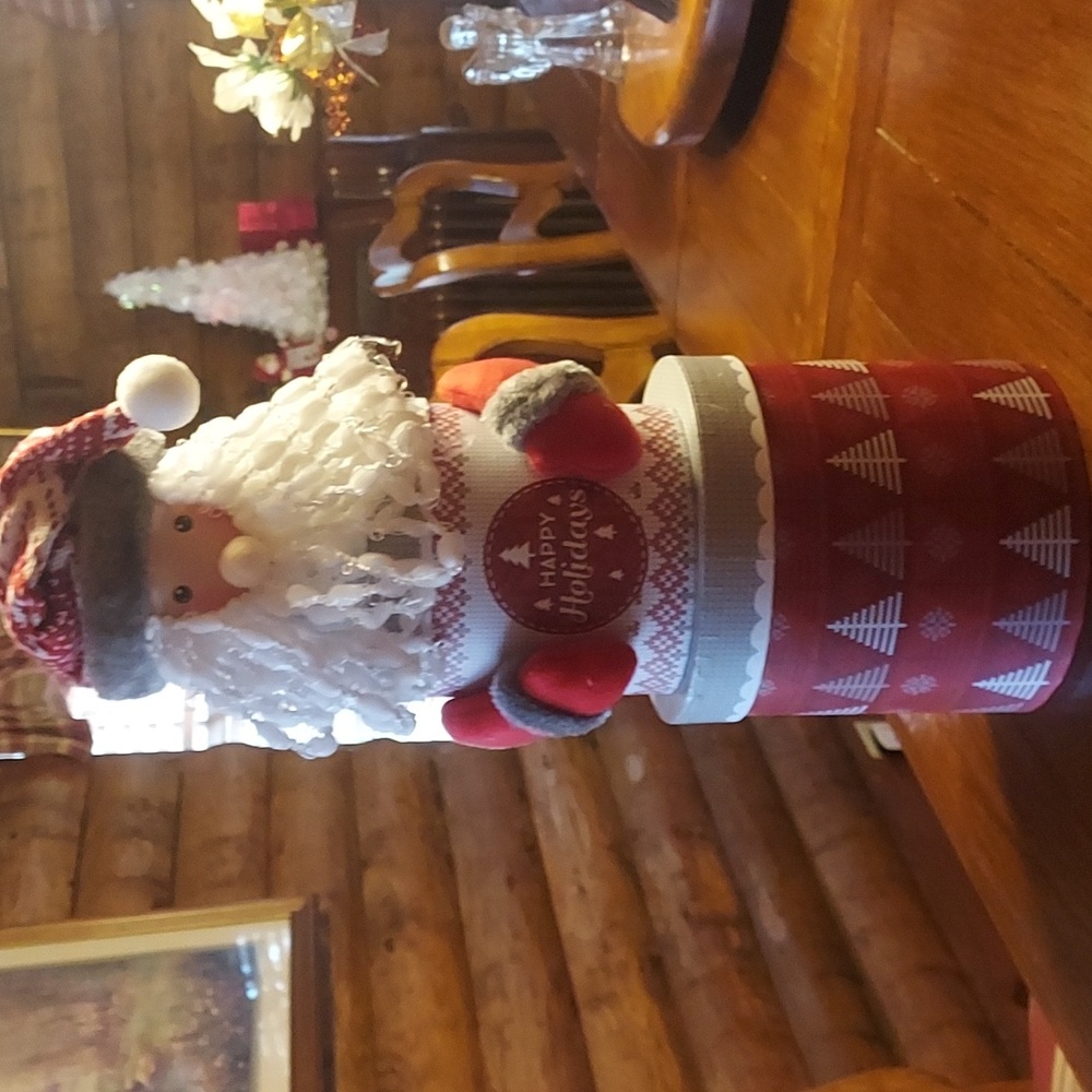 Stacking Santa.